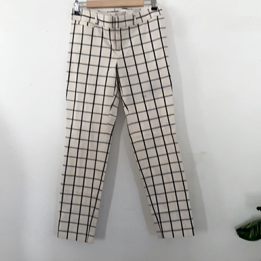 BANANA REPUBLIC plaid pants EUC